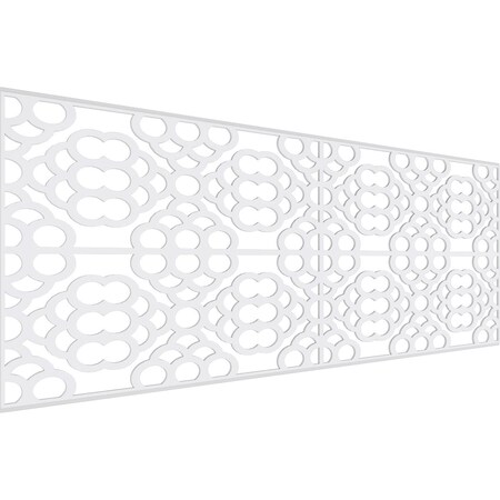Ekena Millwork Set of Four Panels for 94 1/2"W x 36 1/4"H Harlingen Fretwork Wainscot Wall Paneling WPKP18X01X47GLN